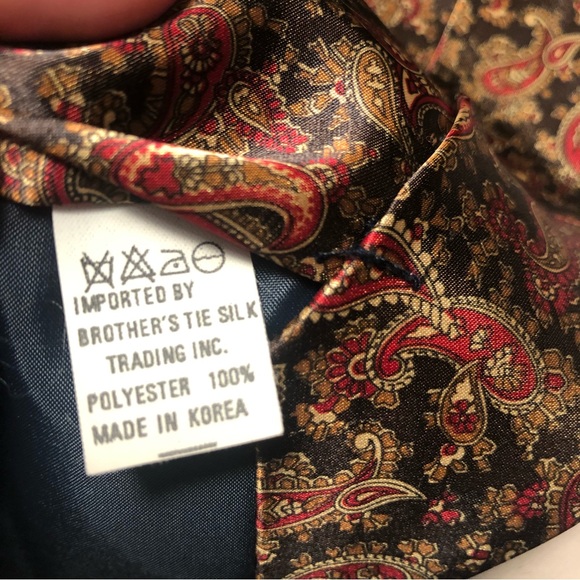 Brother’s Men’s Silk NeckTie - Picture 4 of 4